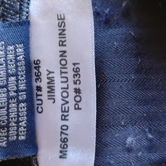 NWOT Fidelity Jimmy Slim Straight Jeans 31 Revolution Rinse - Picture 7 of 12